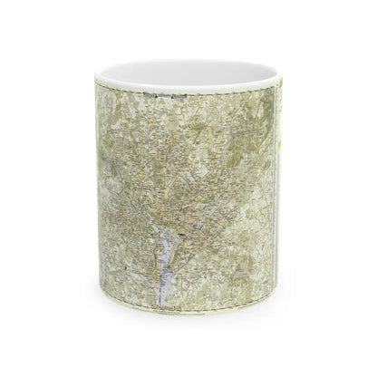 USA - Washington, Suburban (1948) (Map) White Coffee Mug 11oz - Go Mug Yourself