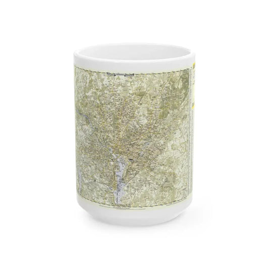 USA - Washington, Suburban (1948) (Map) White Coffee Mug 15oz - Go Mug Yourself