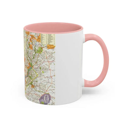 USA - Washington, Suburban (1964) (Map) Accent Coffee Mug - Go Mug Yourself