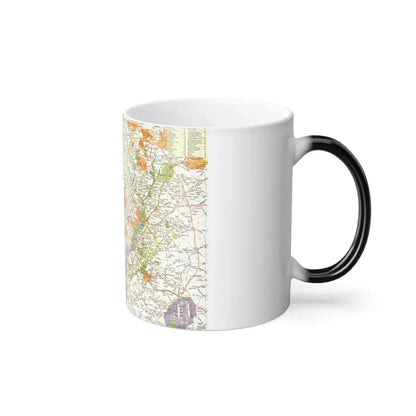 USA - Washington, Suburban (1964) (Map) Color Changing Mug 11oz - Go Mug Yourself