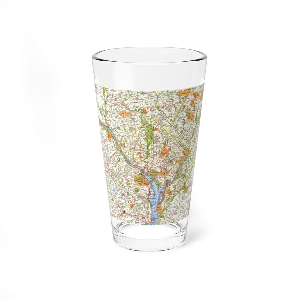 USA - Washington, Suburban (1964) (Map) Pint Glass 16oz-16oz-Go Mug Yourself