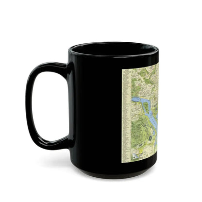 USA - Washington, Tourist (1964) (Map) Black Coffee Mug - Go Mug Yourself
