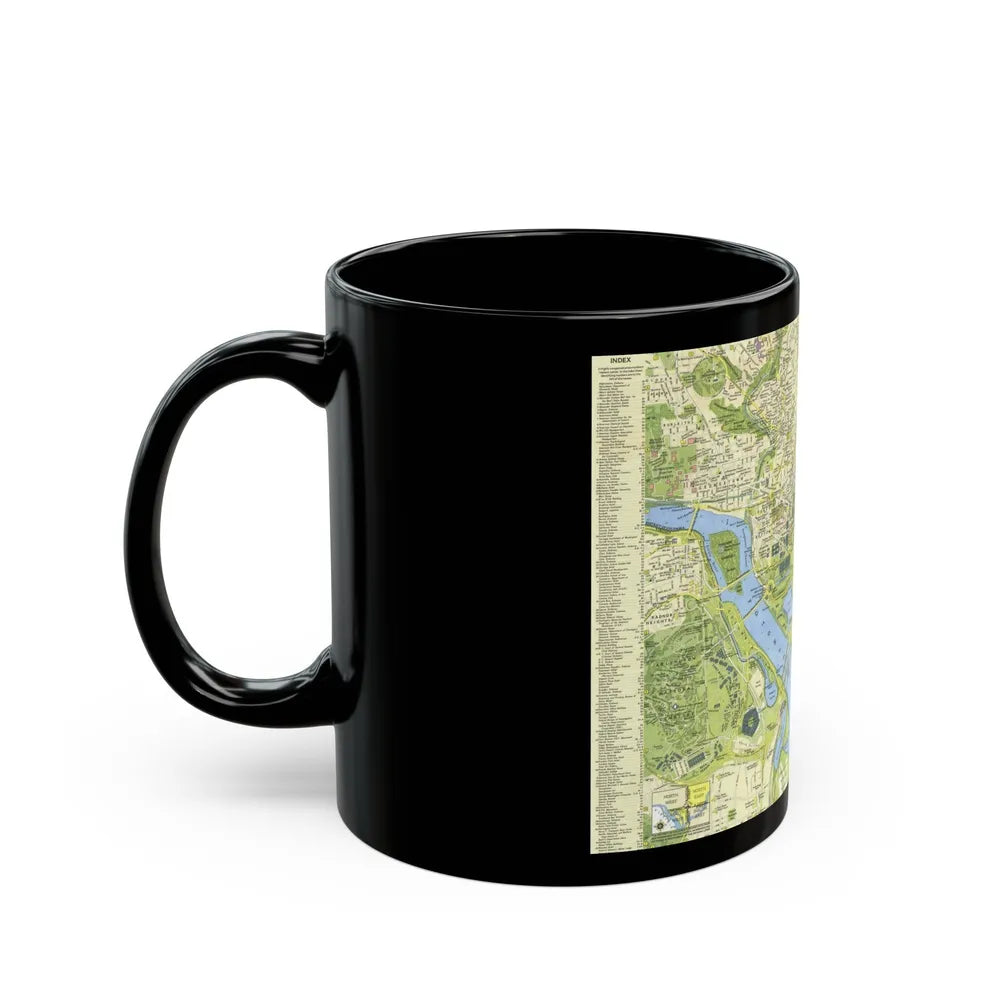 USA - Washington, Tourist (1964) (Map) Black Coffee Mug-Go Mug Yourself