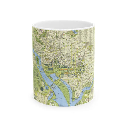 USA - Washington, Tourist (1964) (Map) White Coffee Mug-11oz-Go Mug Yourself