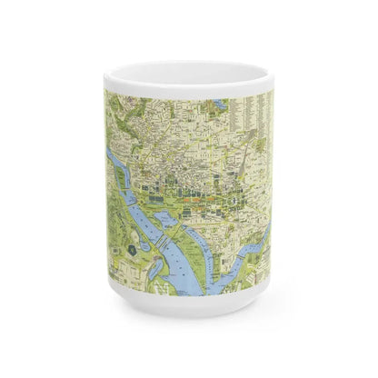 USA - Washington, Tourist (1964) (Map) White Coffee Mug 15oz - Go Mug Yourself