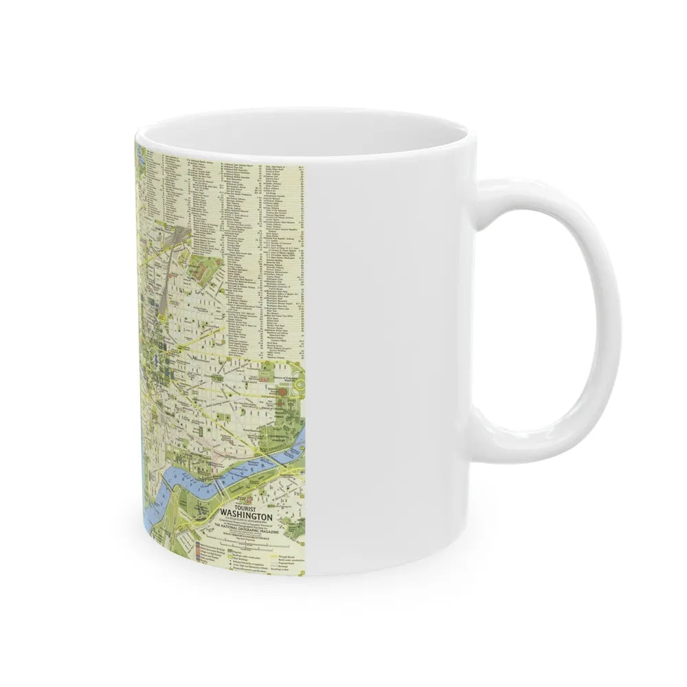 USA - Washington, Tourist (1964) (Map) White Coffee Mug-Go Mug Yourself