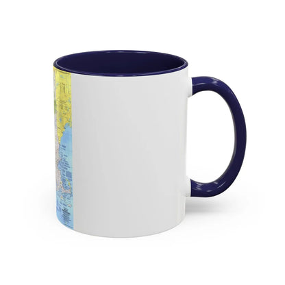 USA - Western New England 1 (1975) (Map) Accent Coffee Mug - Go Mug Yourself