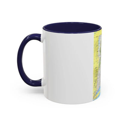 USA - Western New England 1 (1975) (Map) Accent Coffee Mug - Go Mug Yourself
