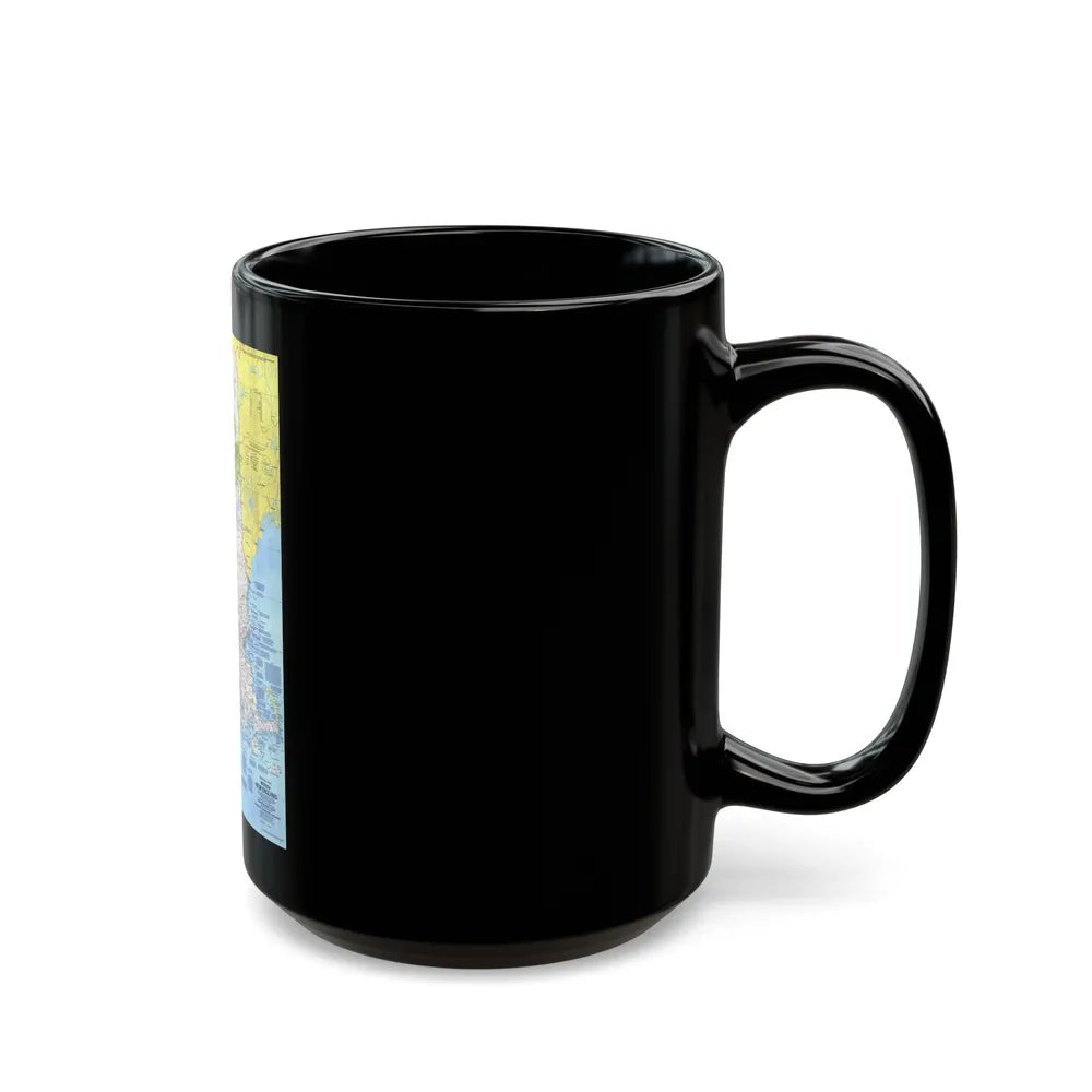 USA - Western New England 1 (1975) (Map) Black Coffee Mug-Go Mug Yourself