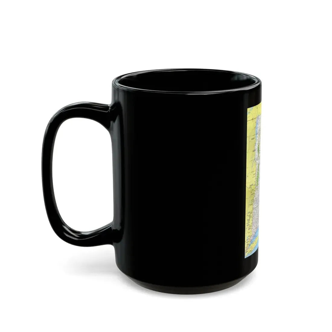 USA - Western New England 1 (1975) (Map) Black Coffee Mug - Go Mug Yourself