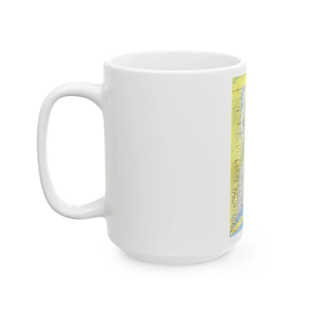 USA - Western New England 1 (1975) (Map) White Coffee Mug - Go Mug Yourself