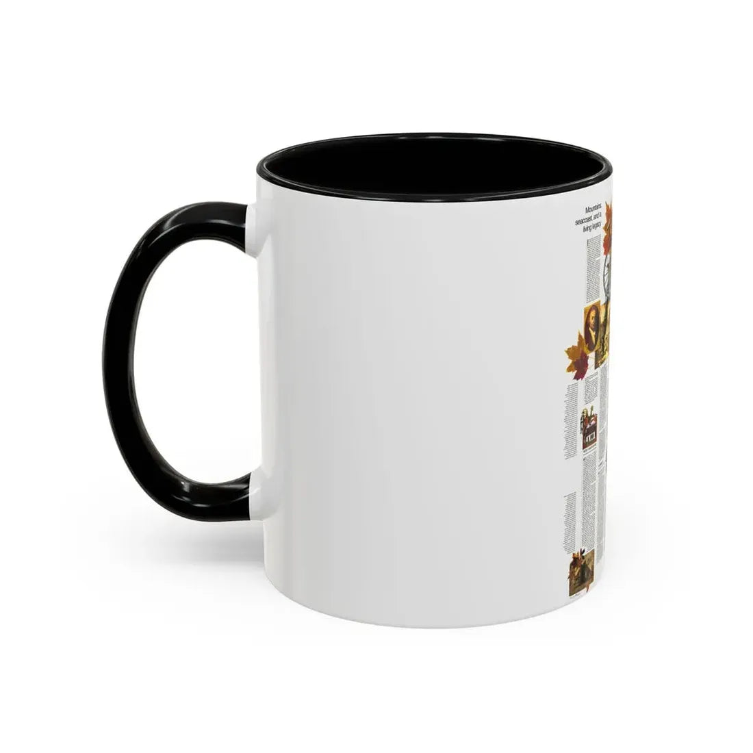 USA - Western New England 2 (1975) (Map) Accent Coffee Mug - Go Mug Yourself