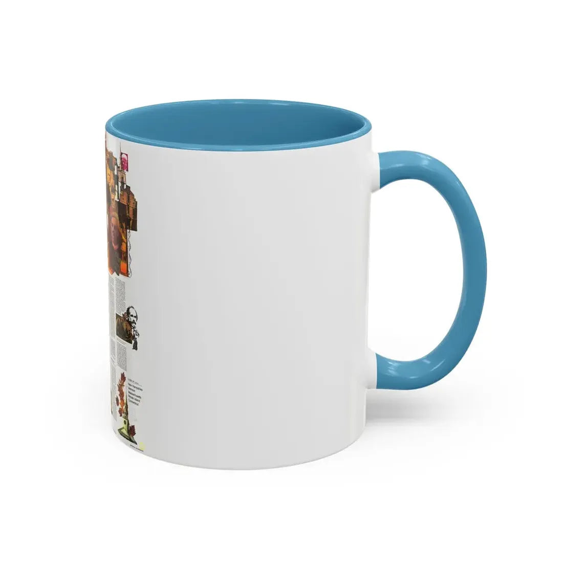 USA - Western New England 2 (1975) (Map) Accent Coffee Mug - Go Mug Yourself