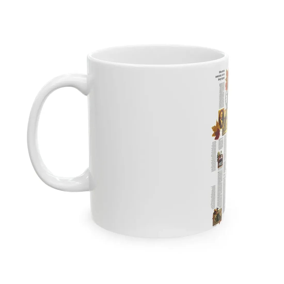 USA - Western New England 2 (1975) (Map) White Coffee Mug - Go Mug Yourself