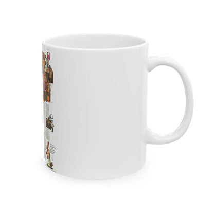 USA - Western New England 2 (1975) (Map) White Coffee Mug-Go Mug Yourself