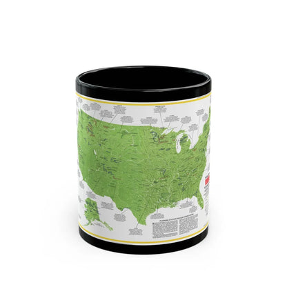 USA - Wild and Scenic Rivers 1 (1977) (Map) Black Coffee Mug-11oz-Go Mug Yourself