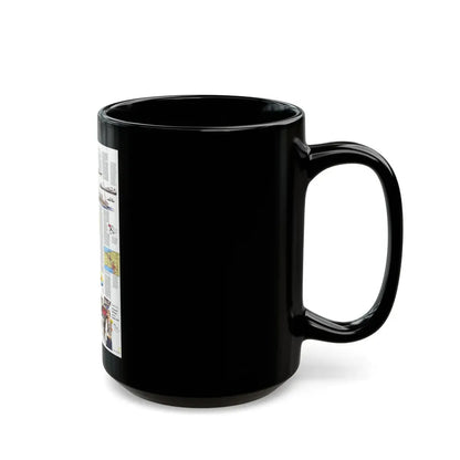 USA - Wisconsin, Michigan ,Great Lakes 2 (1973) (Map) Black Coffee Mug - Go Mug Yourself