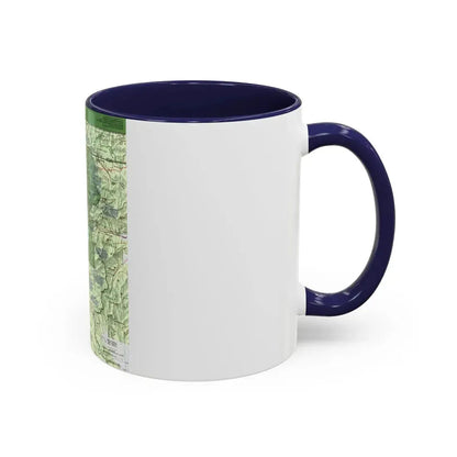 USA - Yellowstone and Grand Teton 1 1989) (Map) Accent Coffee Mug - Go Mug Yourself