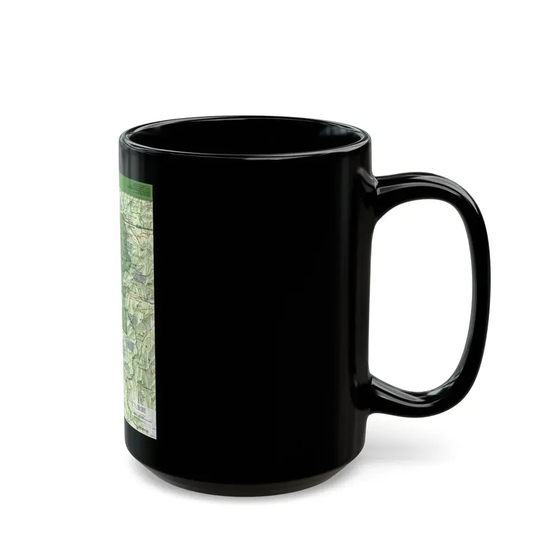 USA - Yellowstone and Grand Teton 1 1989) (Map) Black Coffee Mug - Go Mug Yourself