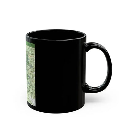 USA - Yellowstone and Grand Teton 1 1989) (Map) Black Coffee Mug - Go Mug Yourself