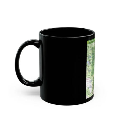 USA - Yellowstone and Grand Teton 1 1989) (Map) Black Coffee Mug - Go Mug Yourself