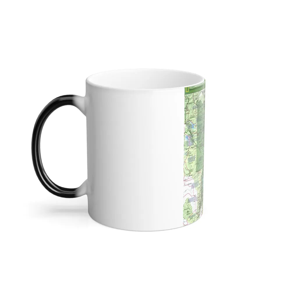 USA - Yellowstone and Grand Teton 1 1989) (Map) Color Changing Mug 11oz-Go Mug Yourself