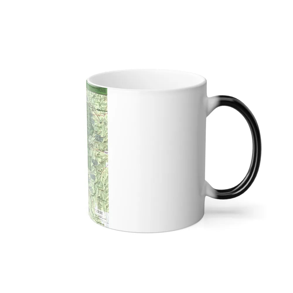 USA - Yellowstone and Grand Teton 1 1989) (Map) Color Changing Mug 11oz-Go Mug Yourself