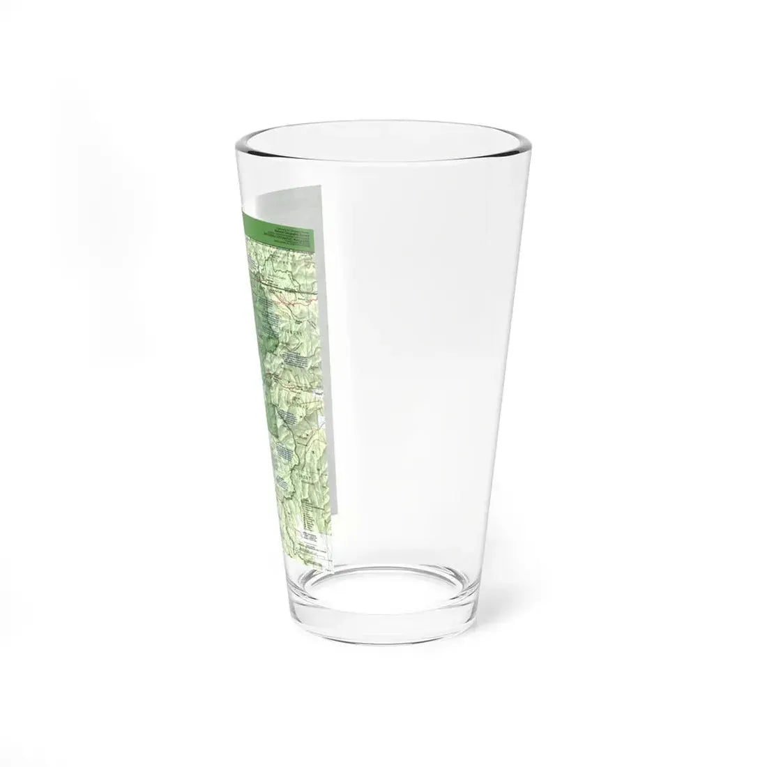 USA - Yellowstone and Grand Teton 1 1989) (Map) Pint Glass 16oz - Go Mug Yourself