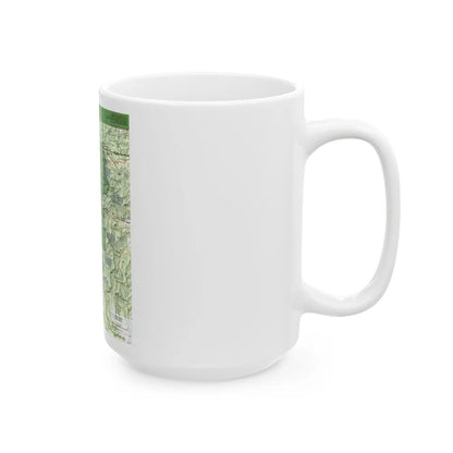 USA - Yellowstone and Grand Teton 1 1989) (Map) White Coffee Mug-Go Mug Yourself