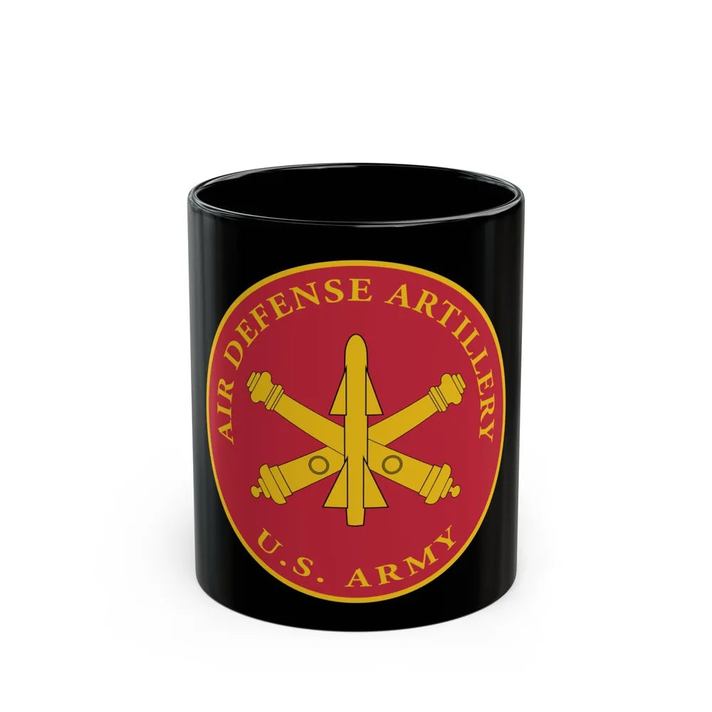 USAADAPLAQUE Air Defense Artillery Branch (U.S. Army) Black Coffee Mug-11oz-Go Mug Yourself