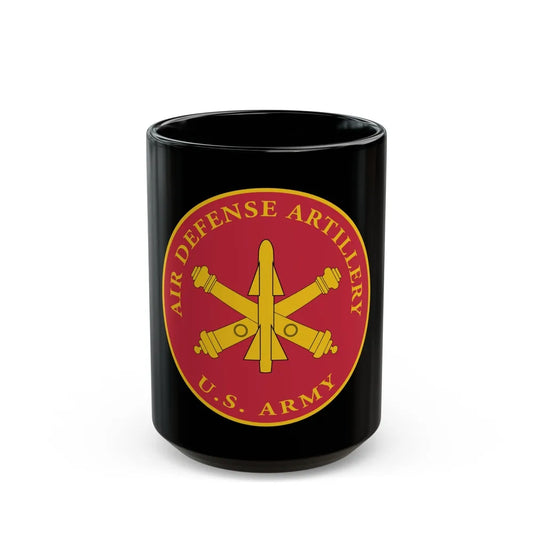 USAADAPLAQUE Air Defense Artillery Branch (U.S. Army) Black Coffee Mug-15oz-Go Mug Yourself