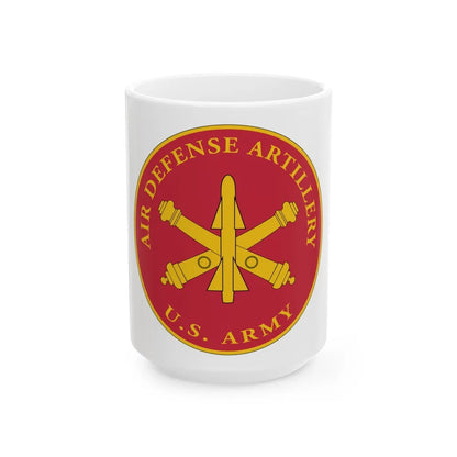 USAADAPLAQUE Air Defense Artillery Branch (U.S. Army) White Coffee Mug-15oz-Go Mug Yourself