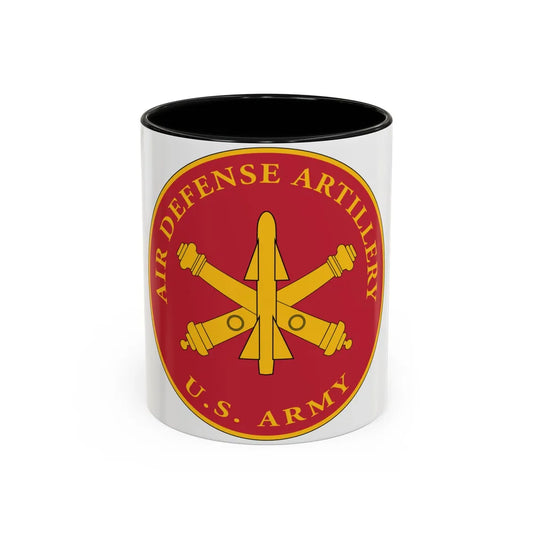 USAADAPLAQUE Air Defense Artillery Branch (U.S. Army) Accent Coffee Mug 11oz Black - Go Mug Yourself