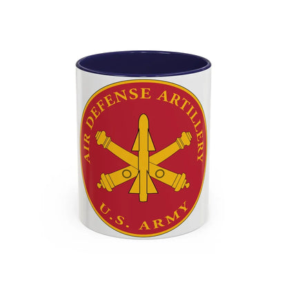 USAADAPLAQUE Air Defense Artillery Branch (U.S. Army) Accent Coffee Mug 11oz Navy - Go Mug Yourself