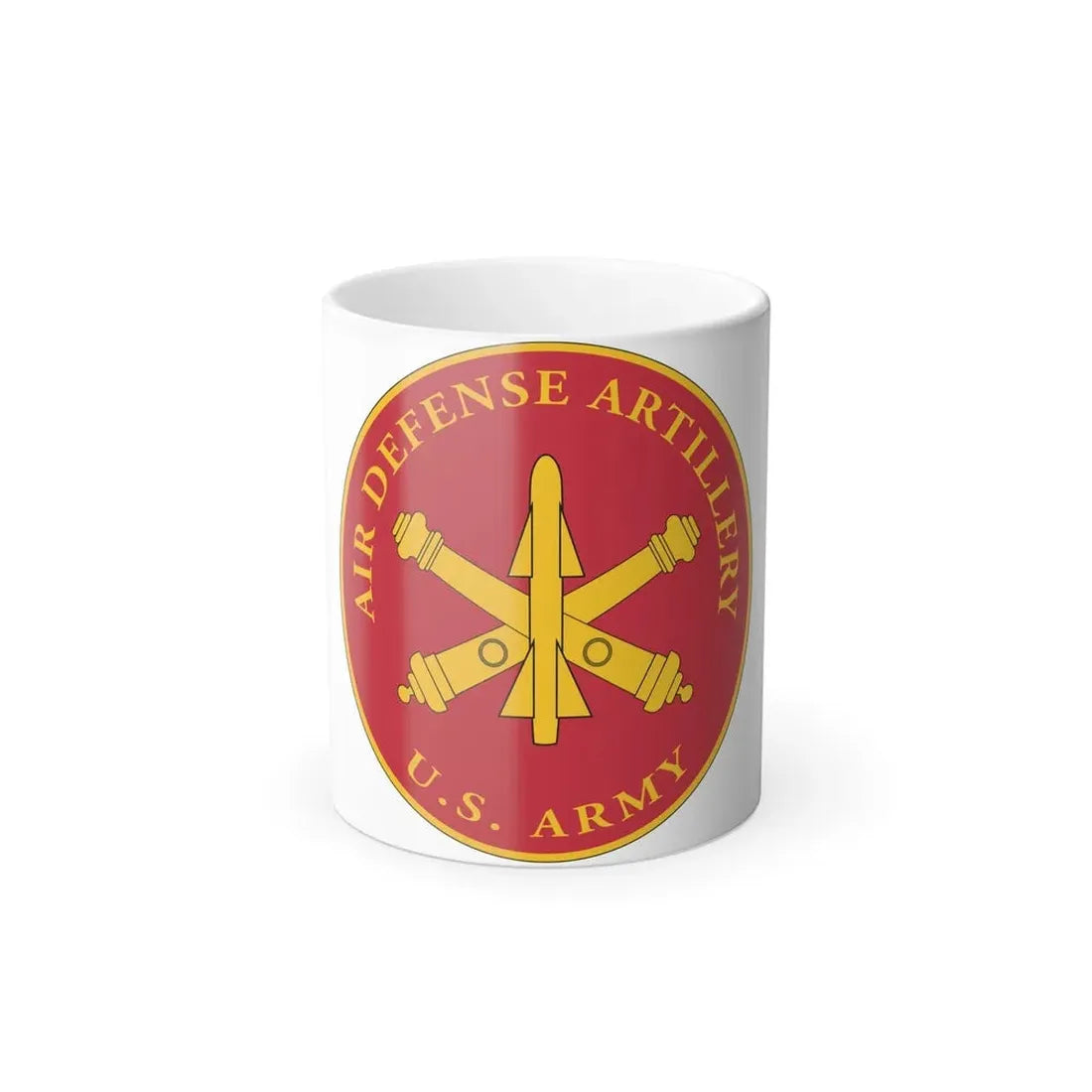 USAADAPLAQUE Air Defense Artillery Branch (U.S. Army) Color Changing Coffee Mug 11oz - Go Mug Yourself