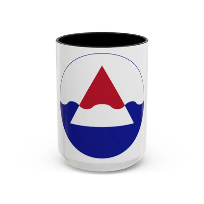 USAE Iceland Defense Force (U.S. Army) Accent Coffee Mug 15oz Black - Go Mug Yourself