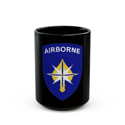 USAE Special Operations Command North (U.S. Army) Black Coffee Mug-15oz-Go Mug Yourself