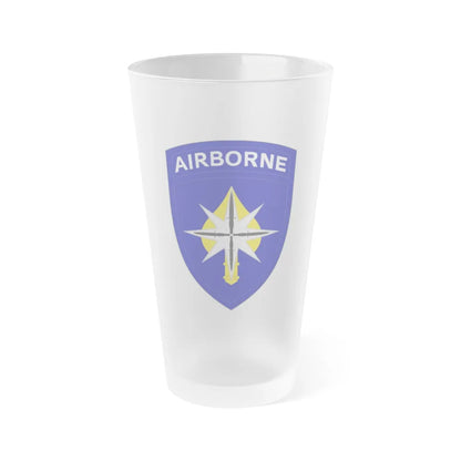 USAE Special Operations Command North (U.S. Army) Frosted Pint Glass 16oz-Go Mug Yourself