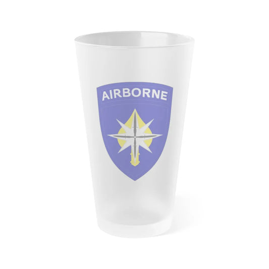 USAE Special Operations Command North (U.S. Army) Frosted Pint Glass 16oz-Go Mug Yourself