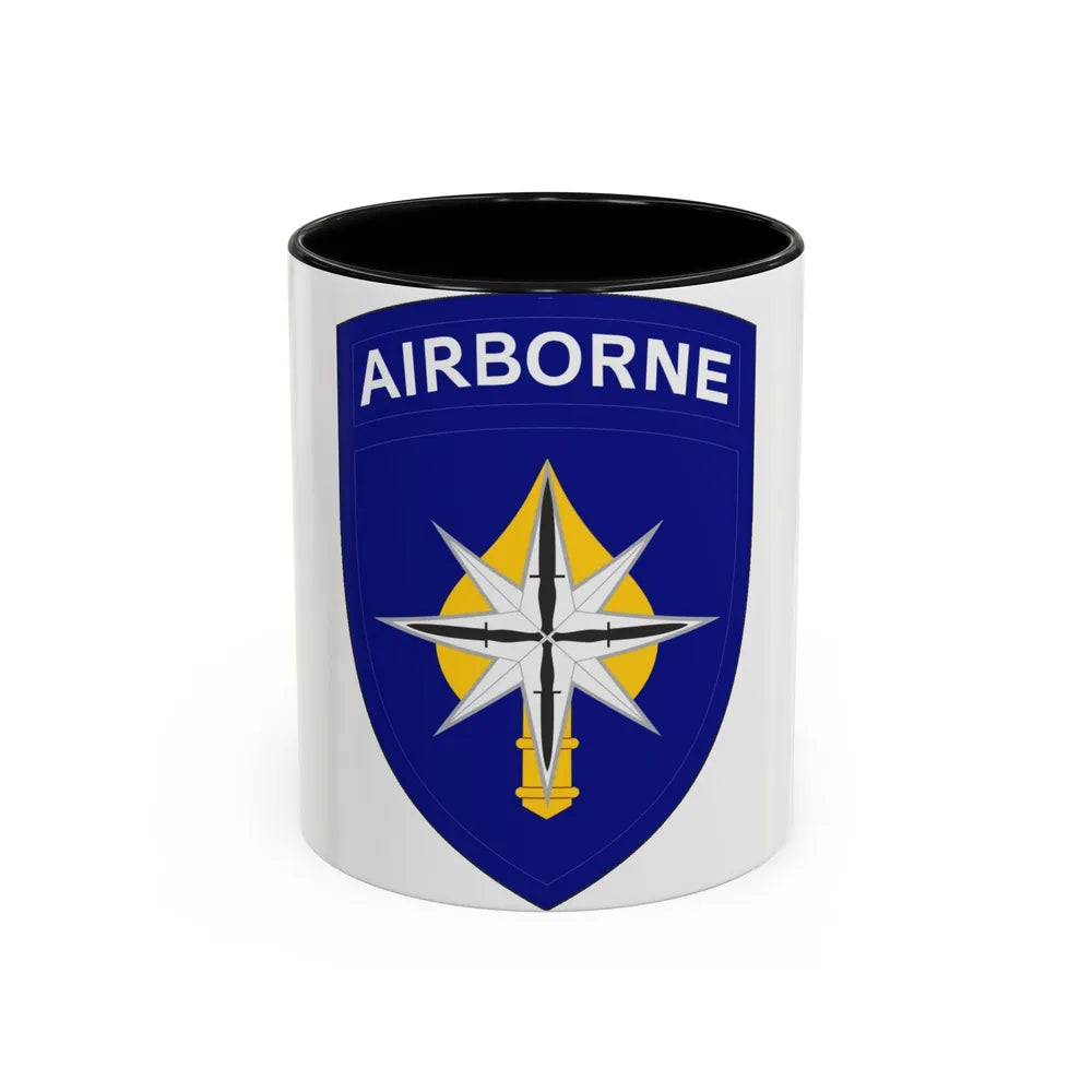 USAE Special Operations Command North (U.S. Army) Accent Coffee Mug 11oz Black - Go Mug Yourself