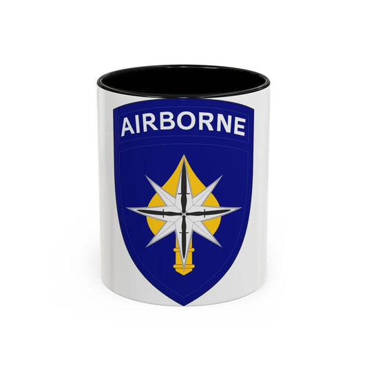 USAE Special Operations Command North (U.S. Army) Accent Coffee Mug 11oz Black - Go Mug Yourself