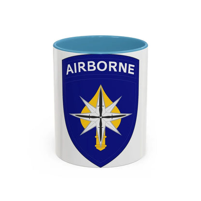 USAE Special Operations Command North (U.S. Army) Accent Coffee Mug 11oz Light Blue - Go Mug Yourself