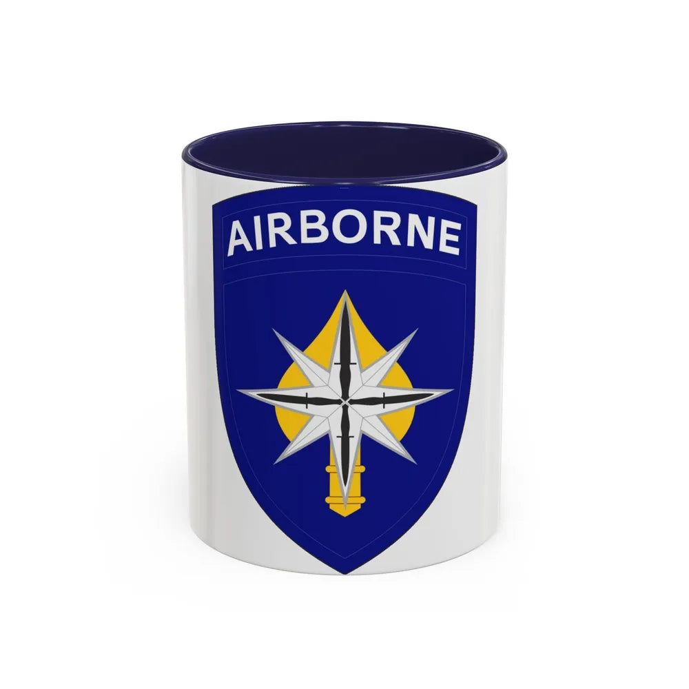 USAE Special Operations Command North (U.S. Army) Accent Coffee Mug 11oz Navy - Go Mug Yourself