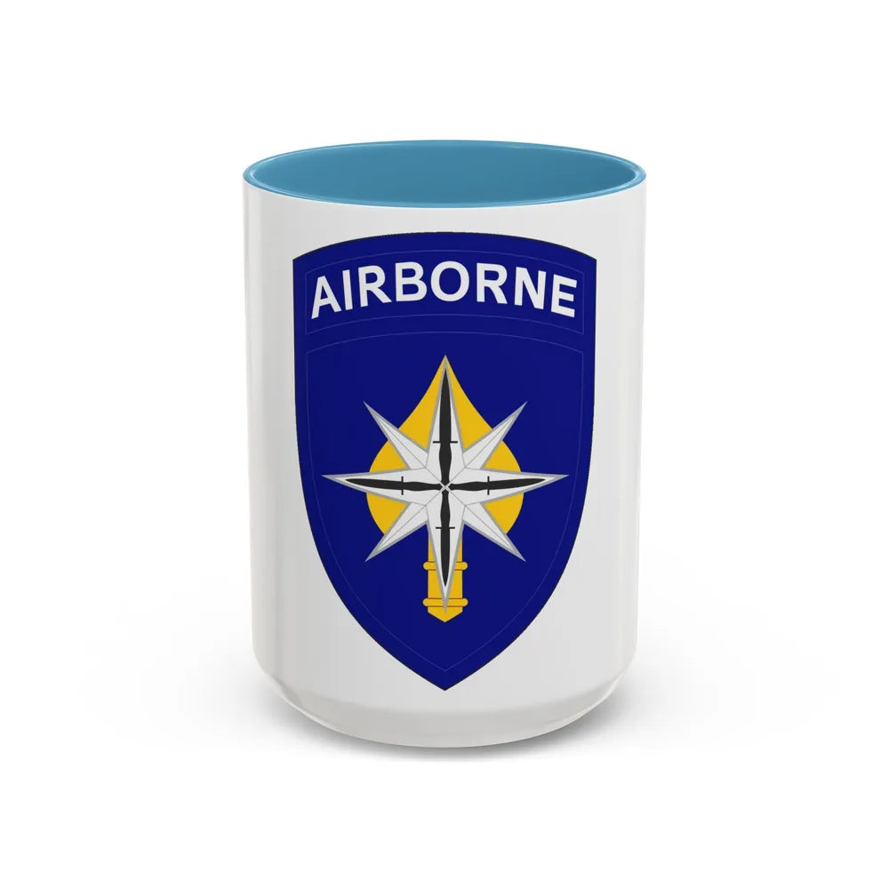 USAE Special Operations Command North (U.S. Army) Accent Coffee Mug 15oz Light Blue - Go Mug Yourself