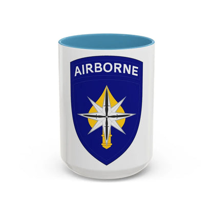 USAE Special Operations Command North (U.S. Army) Accent Coffee Mug 15oz Light Blue - Go Mug Yourself