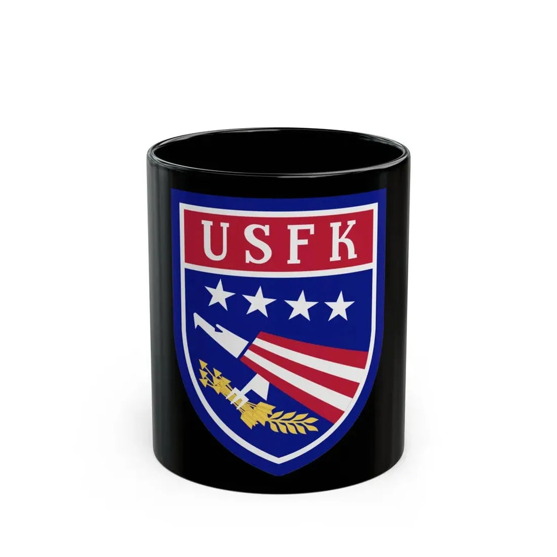 USAE United States Forces Korea (U.S. Army) Black Coffee Mug - Go Mug Yourself