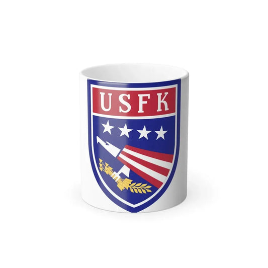 USAE United States Forces Korea (U.S. Army) Color Changing Coffee Mug 11oz - Go Mug Yourself