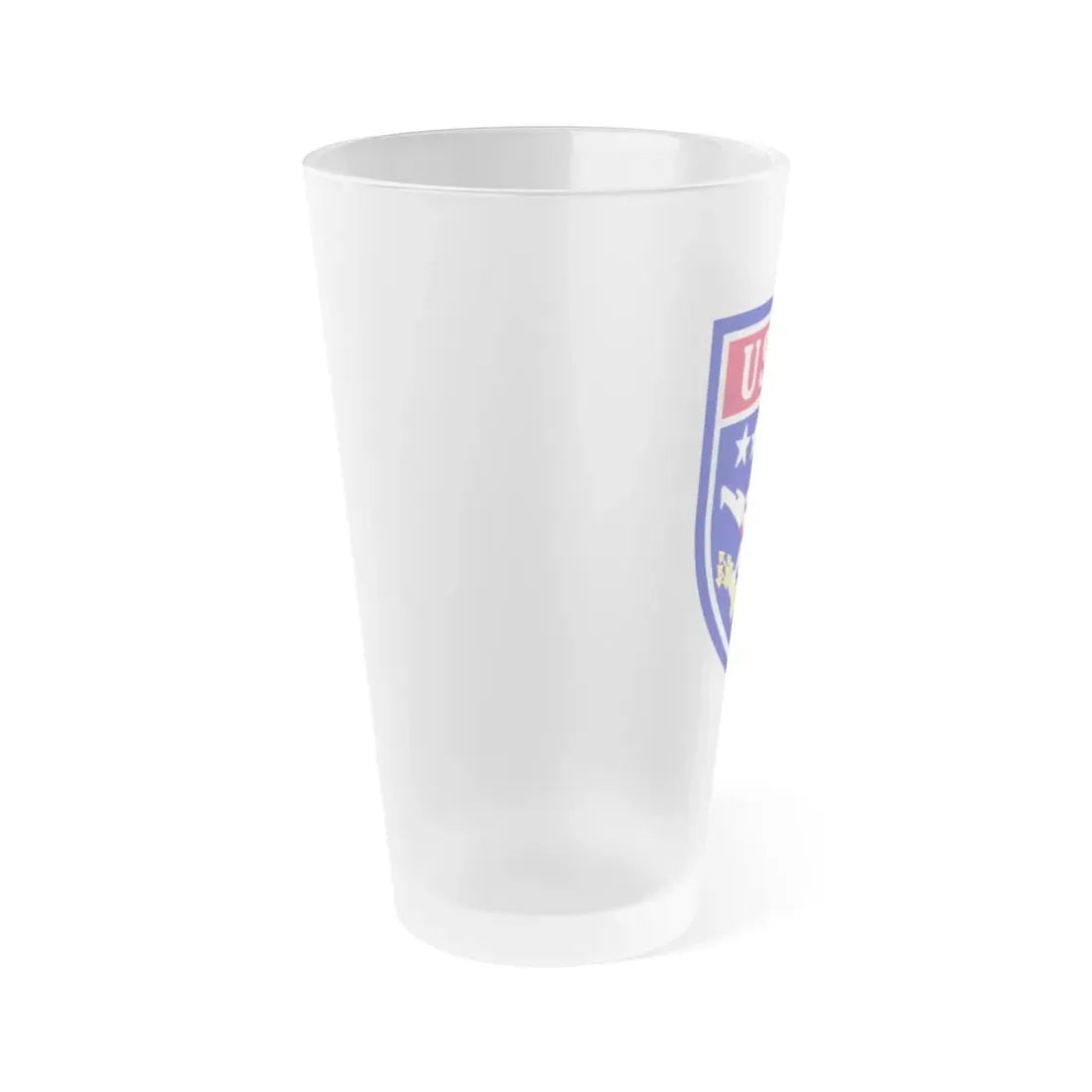 USAE United States Forces Korea (U.S. Army) Frosted Pint Glass 16oz - Go Mug Yourself