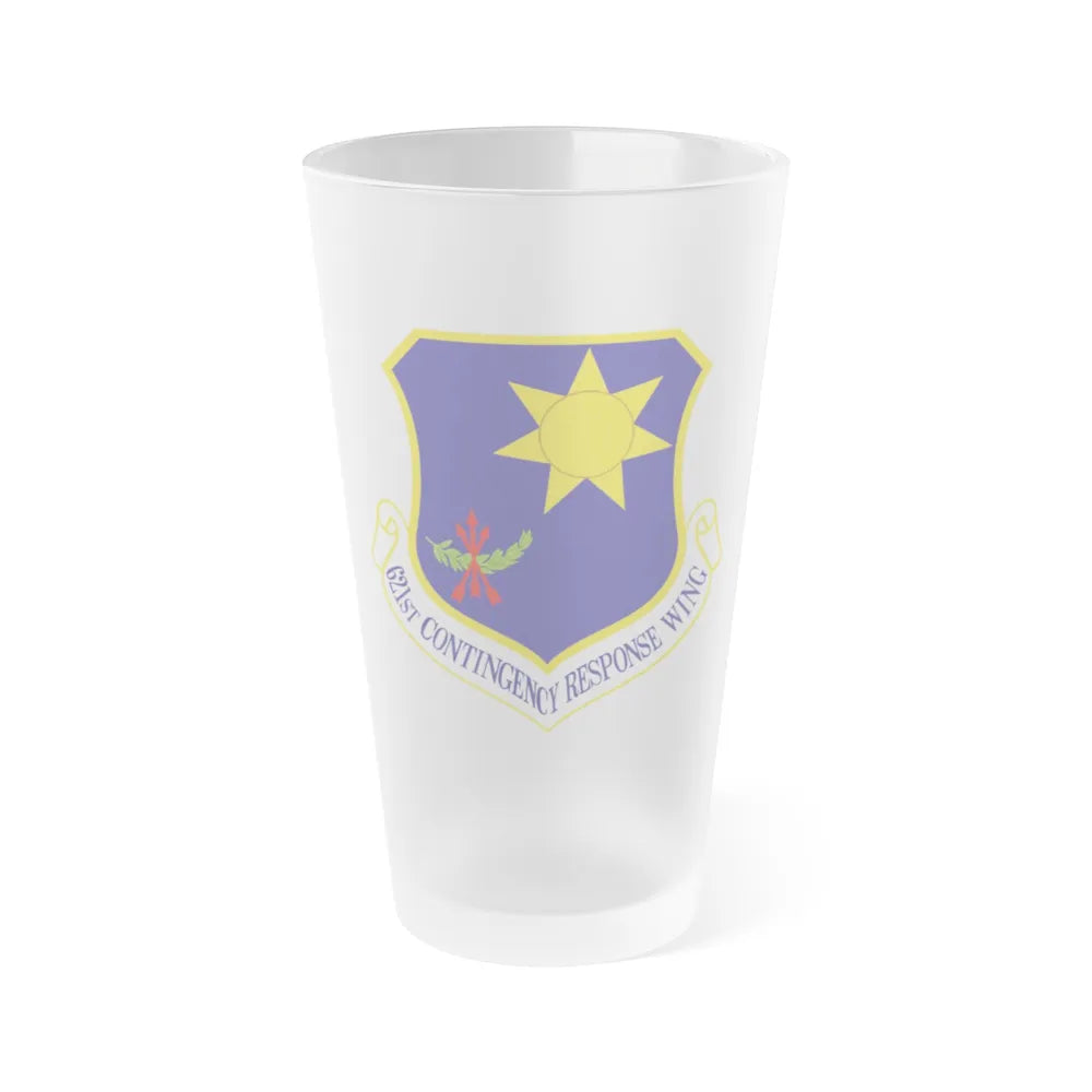 USAF 621st Contigency Response Wing (U.S. Air Force) Frosted Pint Glass 16oz-16oz-Frosted-Go Mug Yourself