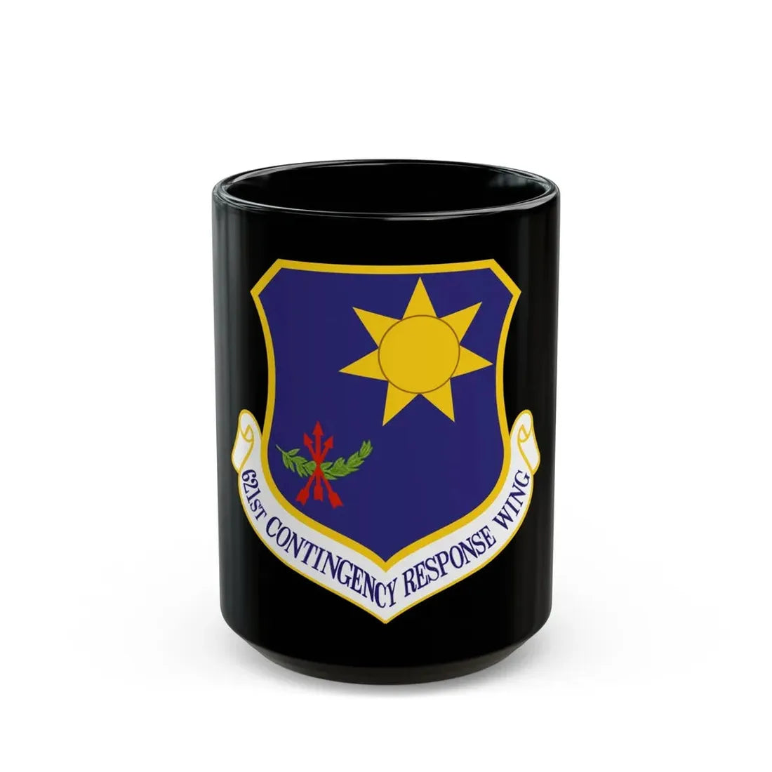 USAF 621st Contigency Response Wing (U.S. Air Force) Black Coffee Mug - Go Mug Yourself